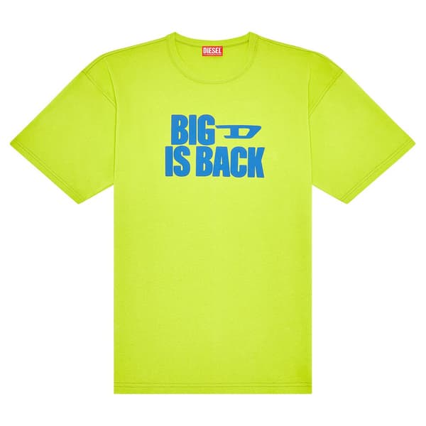 Diesel Kortärmad T-shirt Boxt Back Gul 2XL Man
