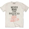 Miniatyrbild 2 av 2: The Sex Pistols - Never Mind The Bollocks Distressed (Natural) Uni T-Shirt
