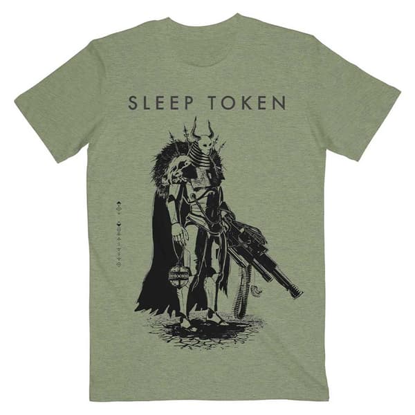 Sleep Token The Summoning Band Logo T Shirt Green M