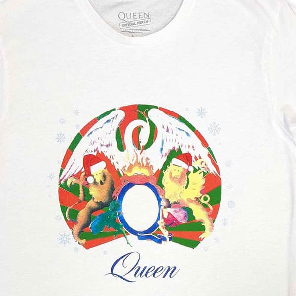 Queen Snowflake Crest Christmas T Shirt