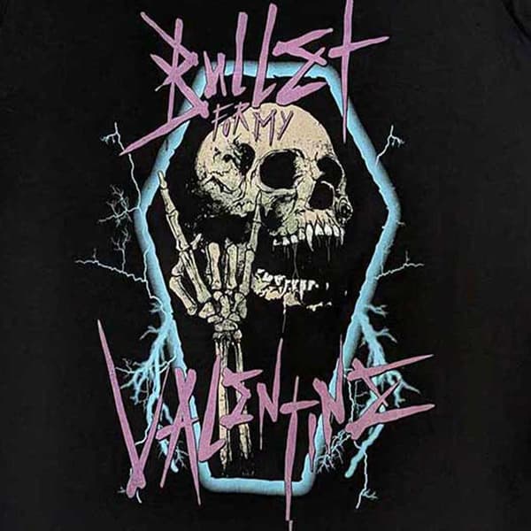 Bullet For My Valentine Thrash Skull T Shirt