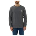 Miniatyrbillede 1 af 2: Carhartt Langærmet T-shirt Med Afslappet Pasform Force Flex Pocket Grå S