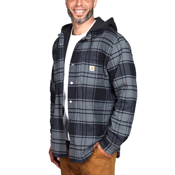 Carhartt Långärmad Tröja Med Luva I Avslappnad Passform Rugged Flex Grå 2XL