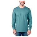 Miniatyrbillede 1 af 3: Carhartt Langærmet T-shirt Emea Sleeve Logo Blå XL