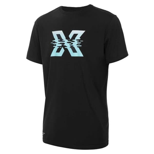 Xdeep Kortärmad T-shirt Wavy X Svart L Man