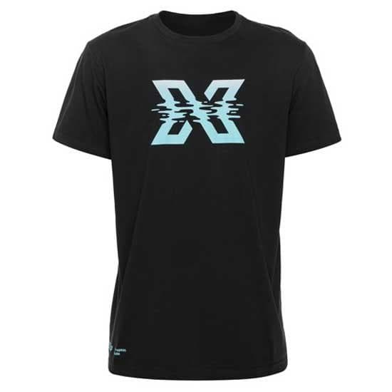 Xdeep Kortärmad T-shirt Wavy X Svart L Man