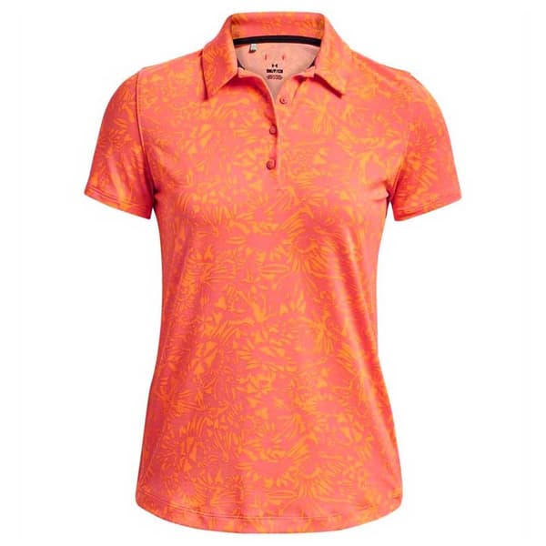Under Armour Golf Kortärmad Piké Playoff Printed Orange S