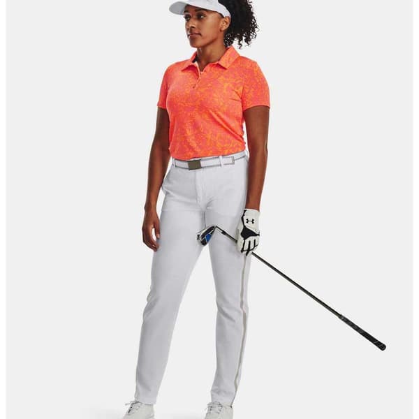 Under Armour Golf Kortärmad Piké Playoff Printed Orange M