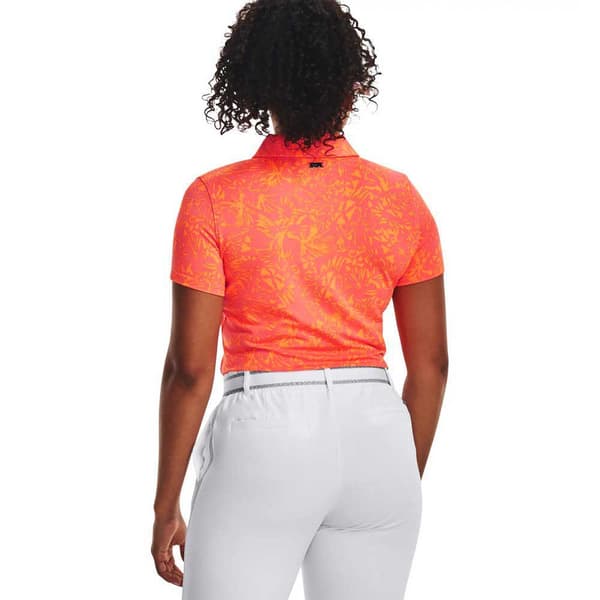 Under Armour Golf Kortärmad Piké Playoff Printed Orange M
