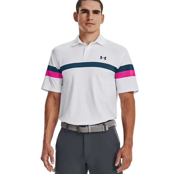 Under Armour Golf Kortærmet Polo T2g Blocked Hvid M / Regular