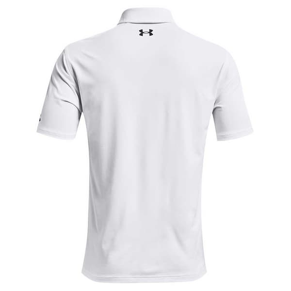 Under Armour Golf Kortärmad Piké Crestable Tee To Green Vit 2XL