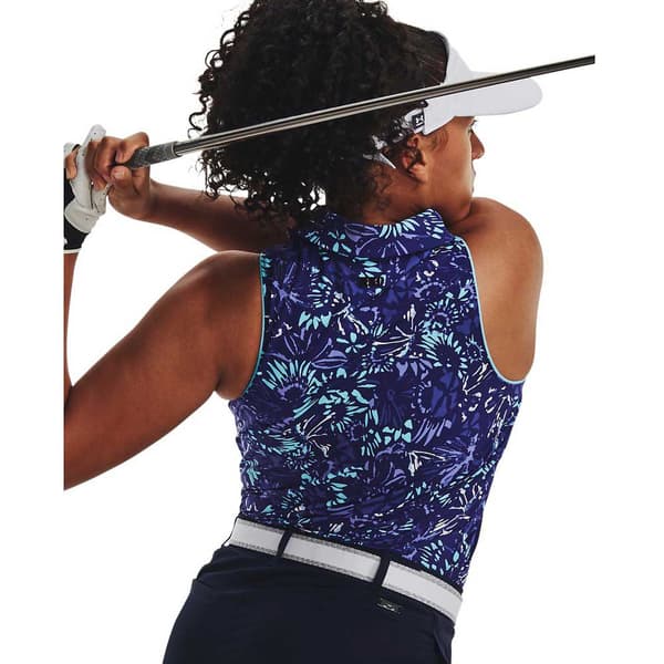 Under Armour Golf Ärmlös Polo Iso-chill Grå S