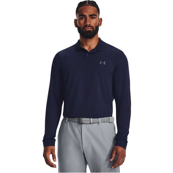 Under Armour Golf Langærmet Polo Performance 3.0 Blå M