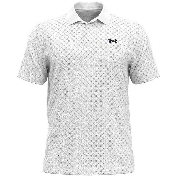 Under Armour Golf Kortærmet Polo Performance 3.0 Printed Hvid XS / Regular