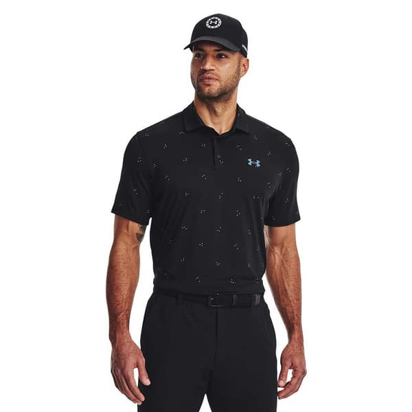 Under Armour Golf Kortærmet Polo Playoff 3.0 Printed Sort XS