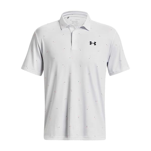 Under Armour Golf Kortærmet Polo Playoff 3.0 Printed Hvid S
