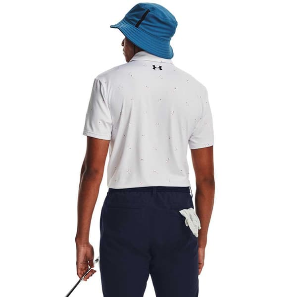 Under Armour Golf Kortærmet Polo Playoff 3.0 Printed Hvid S