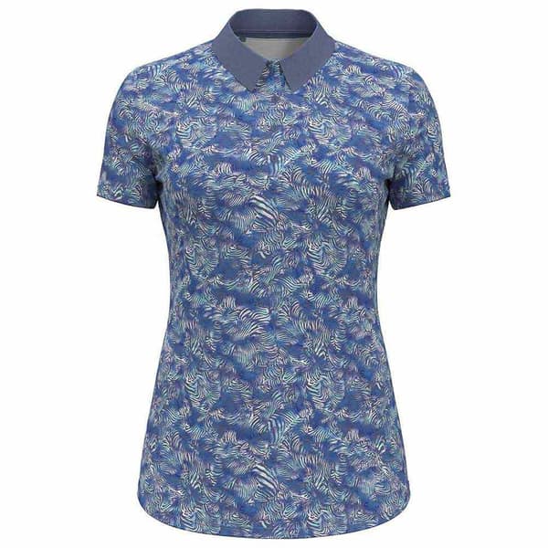 Under Armour Golf Kortärmad Piké Playoff Printed Blå XS