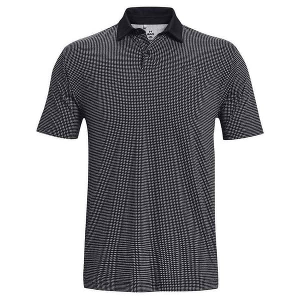Under Armour Golf Kortærmet Polo Tee To Green Printed Sort S