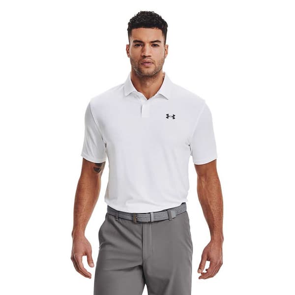 Under Armour Golf Kortärmad Piké Tee To Green Vit 2XL