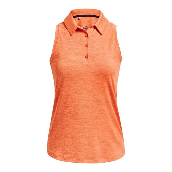 Under Armour Golf Ärmlös Polo Zinger Orange XL