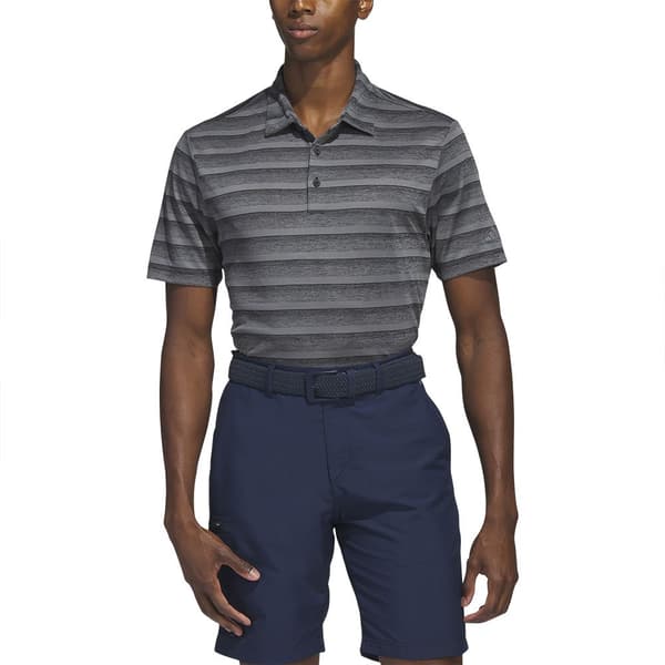 Adidas Kortärmad Piké 2 Color Stripe Grå XS