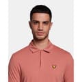 Miniatyrbild 3 av 4: Lyle & Scott Kortärmad Piké Concealed Button Rosa S