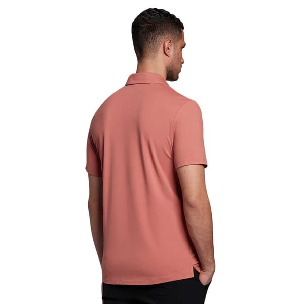 Lyle & Scott Lyhythihainen Poolo Concealed Button Pinkki S