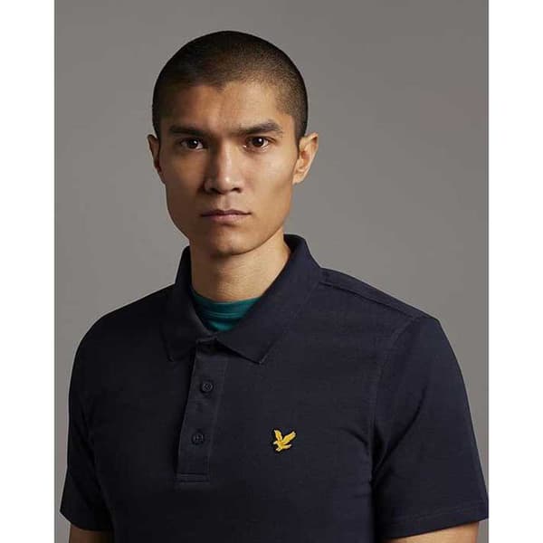 Lyle & Scott Kortærmet Polo Core Blå S