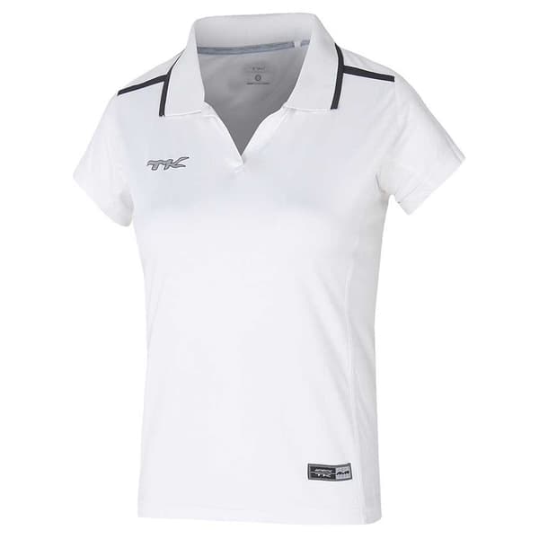 Tk Hockey Kortærmet Polo Lara Hvid 2XL Mand