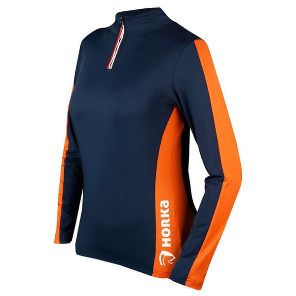 Horka Långärmad T-shirt Knhs Eventing Orange,Blå L