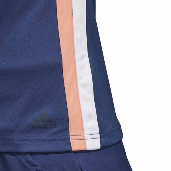 Adidas Kortærmet Poloshirt Club 3 Stripes Blå M Kvinde