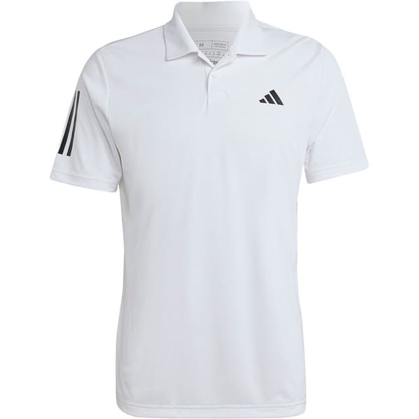 Adidas Kortærmet Polo Club 3 Stripes Hvid XL Mand