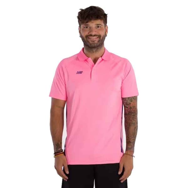 Enebe Kortärmad Piké Strauss Rosa M Man