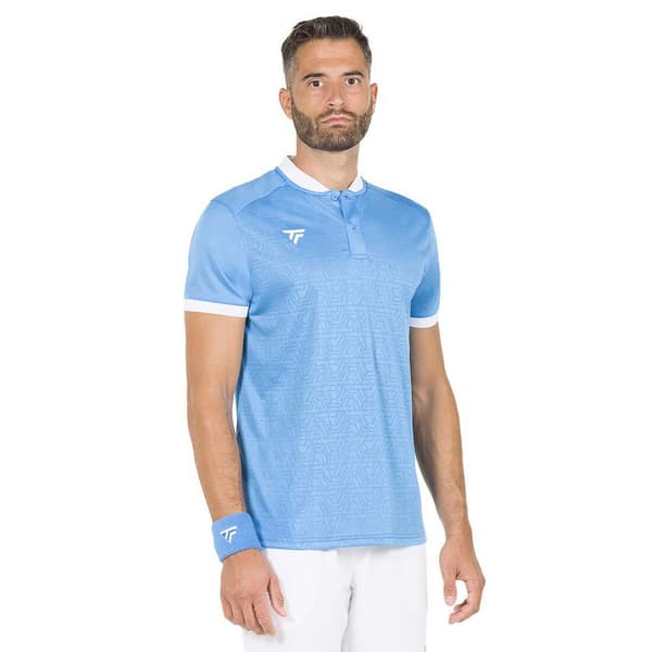 Tecnifibre Kortärmad Piké Team Mesh Blå M Man