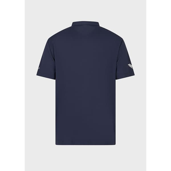 Ea7 Emporio Armani Kortærmet Polo 8npt21 Blå M Mand