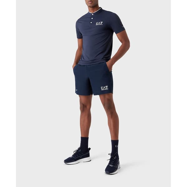 Ea7 Emporio Armani Kortærmet Polo 8npt21 Blå M Mand