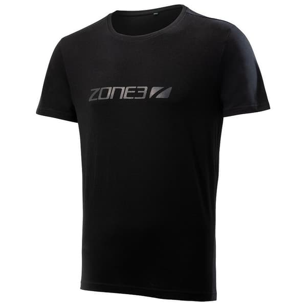 Zone3 Kortärmad T-shirt Logo Svart S Man