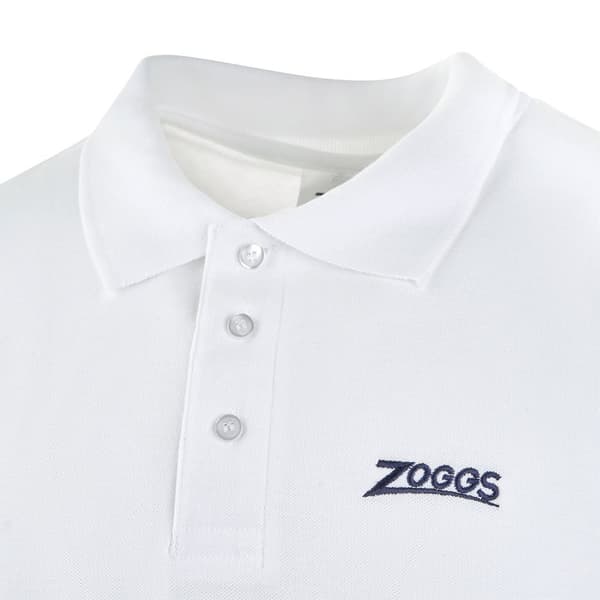 Zoggs Kortærmet Polo Hvid M Mand