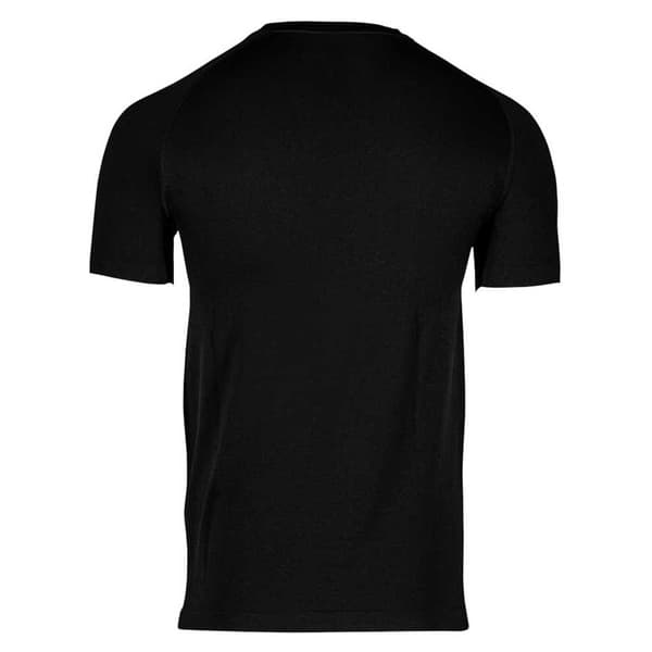 Huub Sømfri Kortærmet T-shirt Sort M Mand