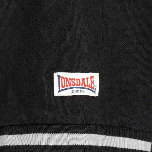 Lonsdale Kortärmad Piké Causton Svart L Man