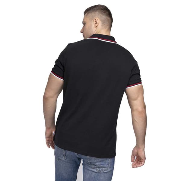 Lonsdale Kortärmad Piké Lion Svart M Man