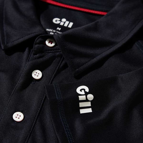 Gill Kortärmad Polo Uv Tec Blå 2XL Man
