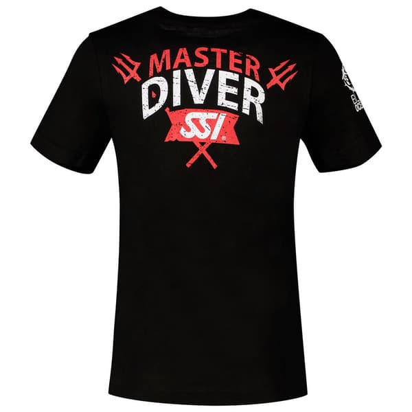 Ssi Kvinna T-shirt T-round Neck Master Diver Svart L Man