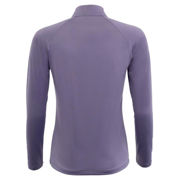 Br Langærmet T-shirt Half Zip Event Lilla M