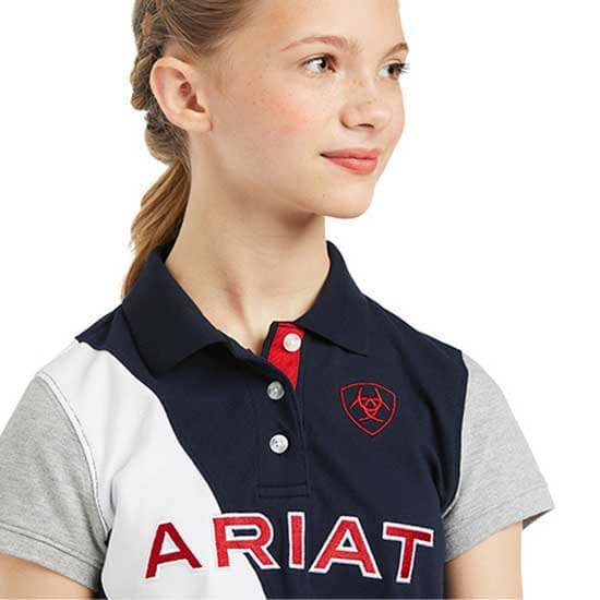 Ariat Kortärmad Piké Taryn Blå 10 Years