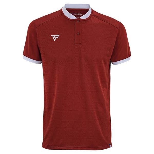 Tecnifibre Kortärmad Piké Team Mesh Röd 6-8 Years