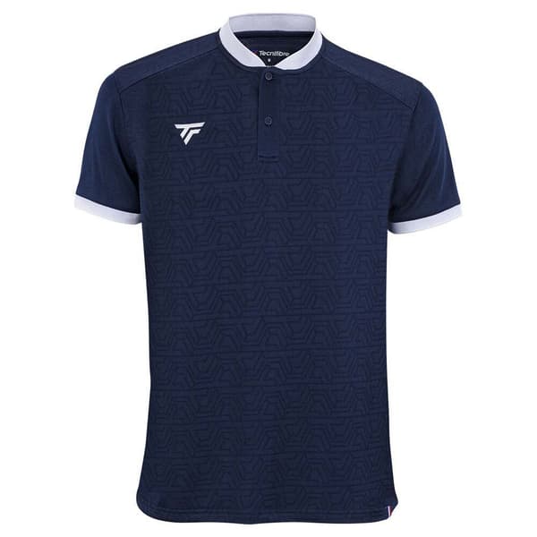 Tecnifibre Kortärmad Piké Team Mesh Blå 6-8 Years