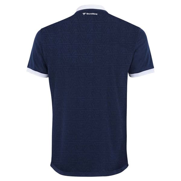 Tecnifibre Kortärmad Piké Team Mesh Blå S Man