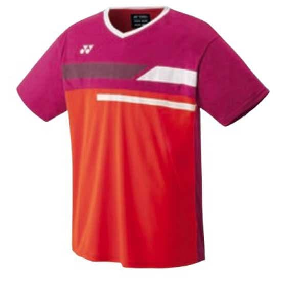 Yonex Kortärmad Piké Team Röd 2XL Man